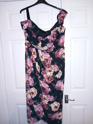 Special Occasion Dress Off Shoulder Design City Chic Size M Usa 18 Wedding Guest