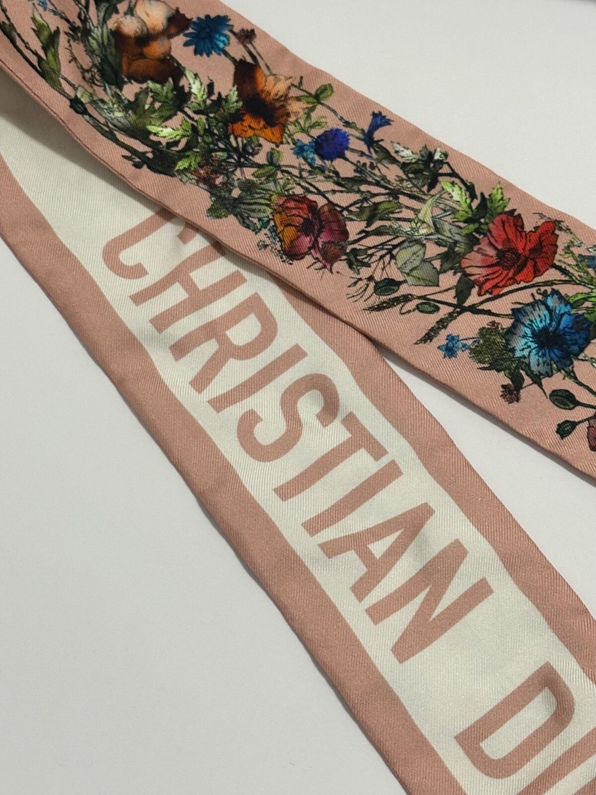 Dior Silk D-Millefiori Mitzah Scarf Pink/Floral | eBay