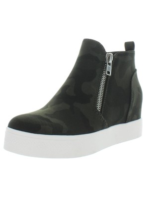 

STEVE MADDEN Женские зеленые спортивные кроссовки на танкетке на скрытом каблуке, 1 дюйм, 5,5 м, Зеленый, WEDG01S1
