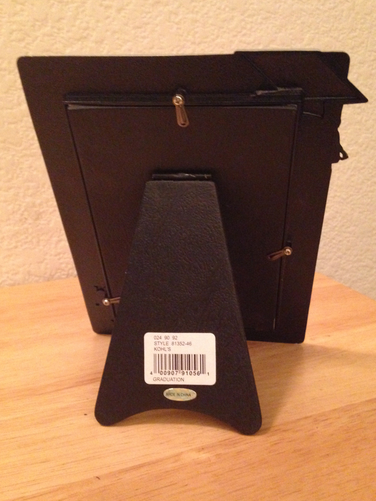 2010 Metal Graduation Picture Frame With Embellishment Standing Or Hanging NWT