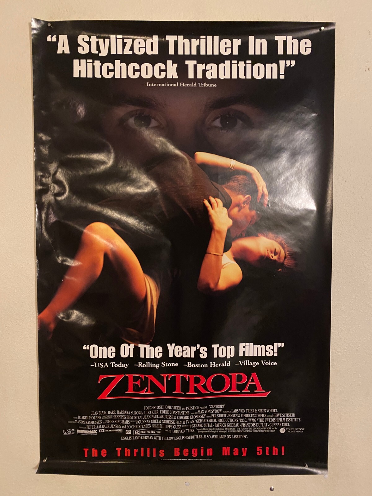 その他 Europa - European Tour [DVD] Poster: Zentropa (Europa, 1991): Lars Von Trier, original
