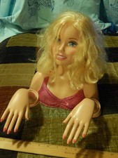 Barbie 12'' Rotating Head_Manicure Hands ~ Fashion Bust [2014] Mattel