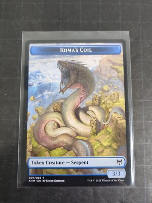 MTG Koma's Coil Token Kaldheim 007/023 Regular Token