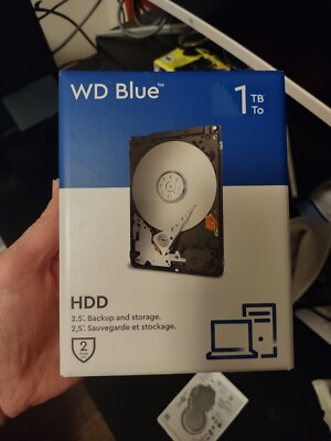 Western Digital Blue 1TB, SATA, 2.5'' Internal Hard Drive (WDBMYH0010BNC)