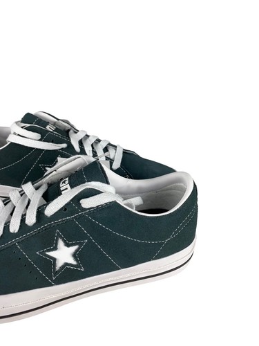 

НОВЫЕ мужские кроссовки Converse One Star Pro Ox Leather Green White, размер 9,5, Зеленый, Converse One Star Pro