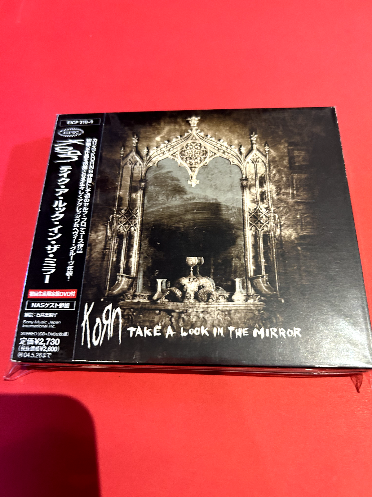 KORN CD9枚 DVD1枚セット Korn - Take A Look In The Mirror CD +dvd (Japan edition 2003