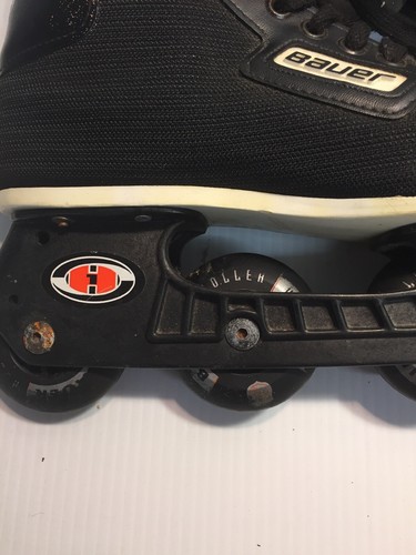 Bauer NHL Off Ice Hockey Inline Roller Skates~ Mens Size 10 DD Made in Canada!