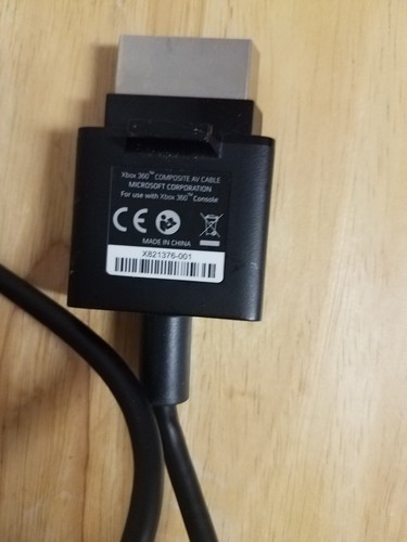 Official Microsoft XBox 360 Component HD High Definition AV Cable OEM HDTV Grey