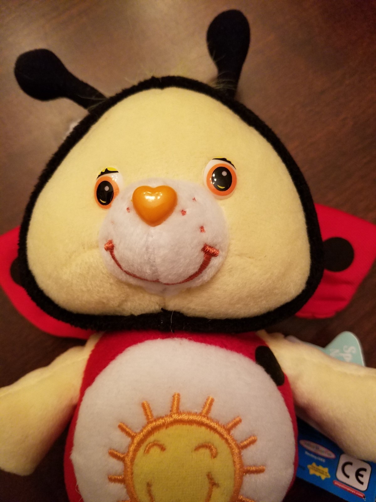 Care Bears 8” Funshine Bear Lady Bug Natural Wonders Special Edition Collection