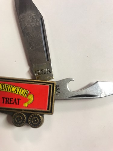 Howes Lubricator Diesel Treat Millenniu Anniversary folding knife