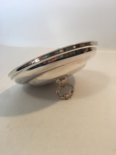 Silver Plated Round Casserole Dish Lid w/ Handle 10.5