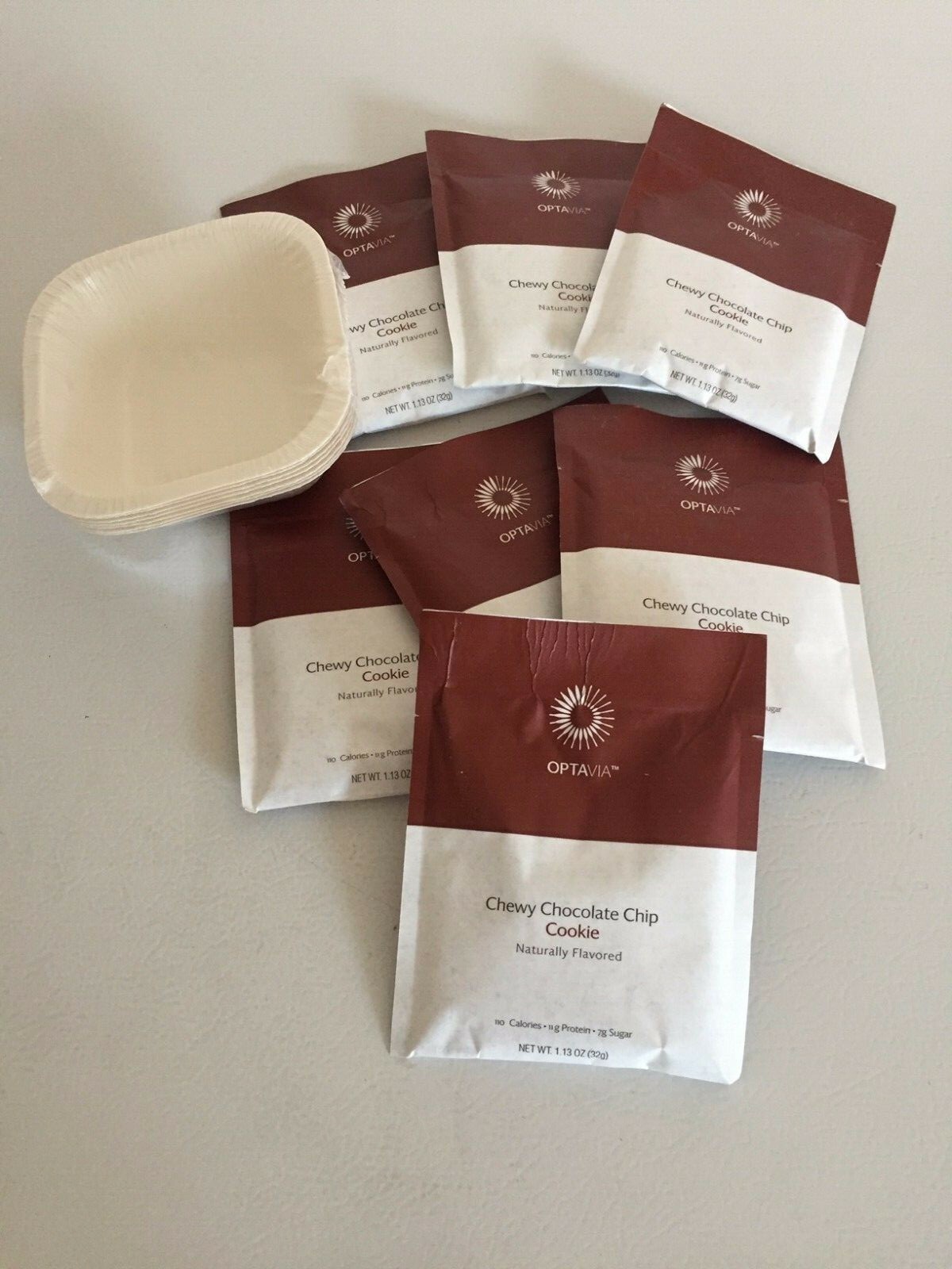 OPTAVIA  Chewy Chocolate Chip Cookie  (7 packets/bowls)  Healthy Diet Food