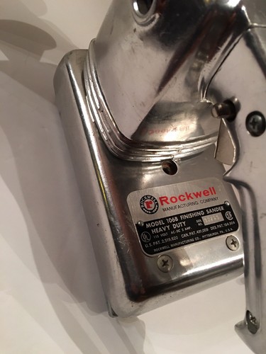 Rockwell Model 106B Heavy Duty Finish Sander 1/2 Sheet