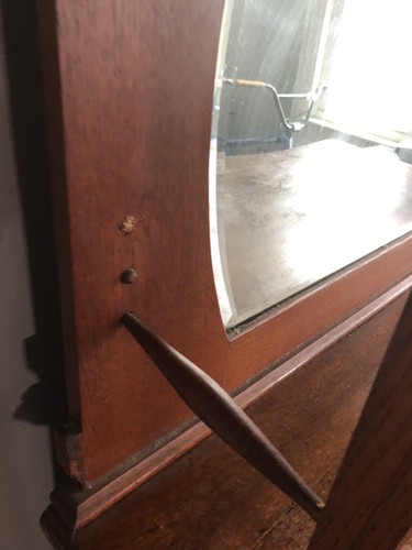 antique china cabinet hutch Unknown Time Period Needs Work Original Condition