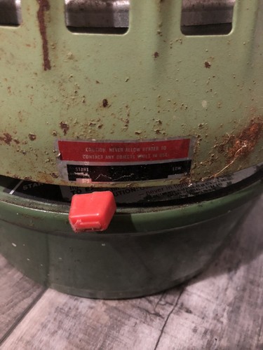 Vintage 1979 Coleman Catalytic 3000 to 5000 BTU Heater Model 513A708