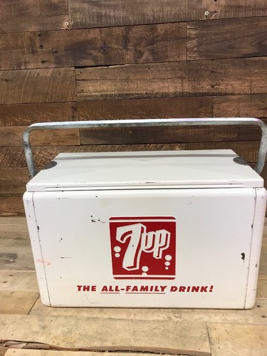 Wow 7up Vintage Collectable Cooler 1970s Soda Pop