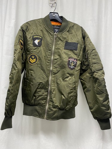 ジャケット・アウター peaceminusone BOMBER JACKET DARK GREEN PEACEMINUSONE peaceminusone ピースマイナスワン BOMBER JACKET