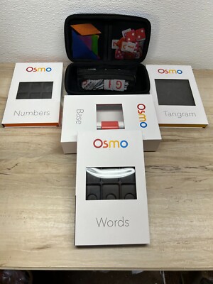 OSMO Coding Kit Base, Numbers, Words, Tangram And Travel Case For iPad