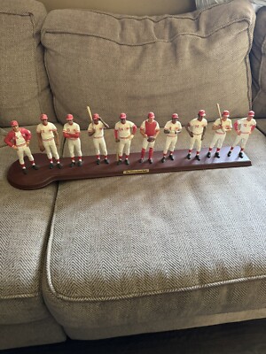 Cincinnati Reds 1975 Big Red Machine Danbury Mint Team Figurine Set