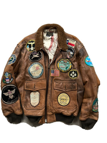 Avirex Top Gun Jacket Type G-1 US Navy-Spec 7823-USA Vintage Avirex Top Gun Jacket Type G-1 US Navy-Spec 7823-USA Vintage