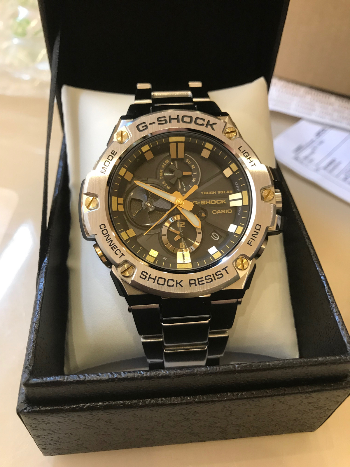 CASIO G-SHOCK GST-B100D-1A9JF G-STEEL Chronograph Bluetooth CASIO G-SHOCK GST-B100D-1A9JF G-STEEL Chronograph Bluetooth