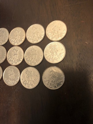 Dragon Ball Z Token Coin Super Goku Gambling Rare Original Arcade PS4 XBox