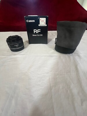 Canon RF 50 STM 50mm F/1.8 Lens ''Mint Condition'' Never Used