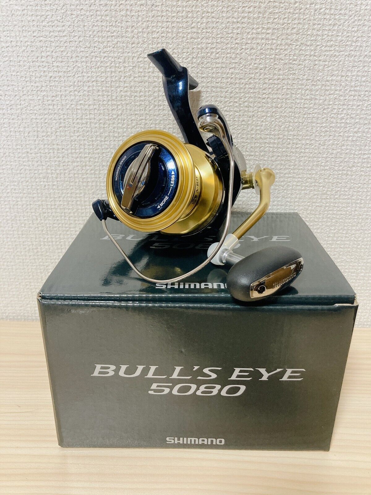 Surf Casting Reel 14 BULLs EYE 5080 Gear Ratio 4.3:1 Fishing Surf Casting Reel 14 BULLs EYE 5080 Gear Ratio 4.3:1 Fishing