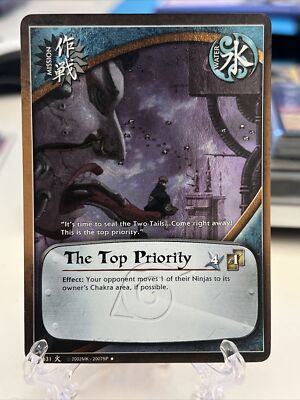 Naruto CCG The Top Priority M-631 1st Edition Foil Uncommon