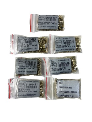 Mul-T-Lock plug pin assortment - Seven Pack Lot ￼- 100 pieces