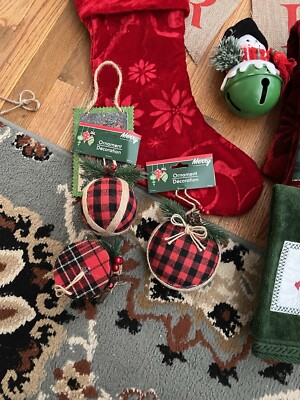Christmas Item Box 50+ Items New And Used Lot