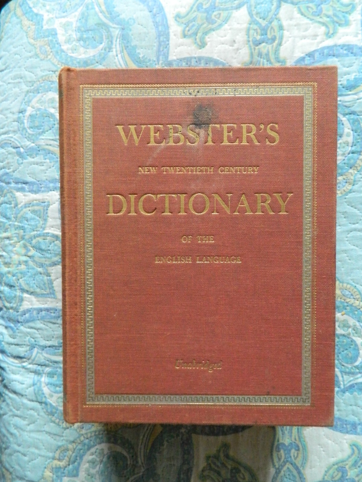 1954 Webster's New Twentieth Century Dictionary of the
