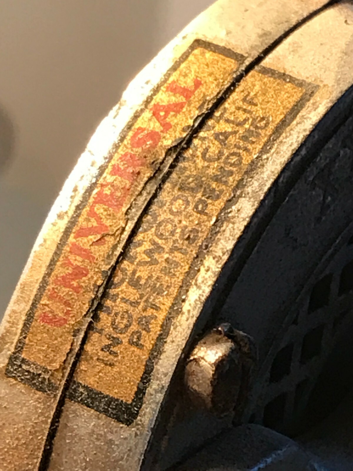 Vintage 40's UNIVERSAL XX Carbon Double-Button Ring Spring Microphone w/ Stand