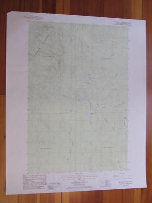 McClusky Lake Maine 1986 Original Vintage USGS Topo Map