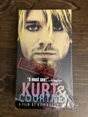 Kurt and Courtney VHS 1997 Video Tape Nirvana Music Doc Promotional Copy Rare!