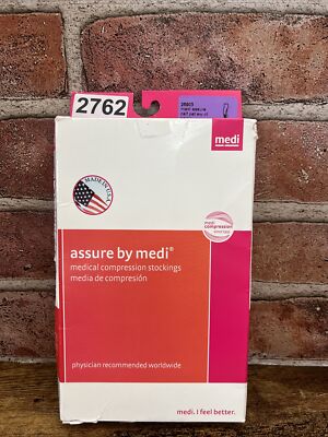 Medi Assure Compression Socks Calf PET CT LARGE Beige 30-40 26903