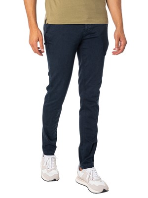 

Мужские брюки чинос Zeumar Hyperflex Slim, синие Replay, Синий, M9627L-8366197-010