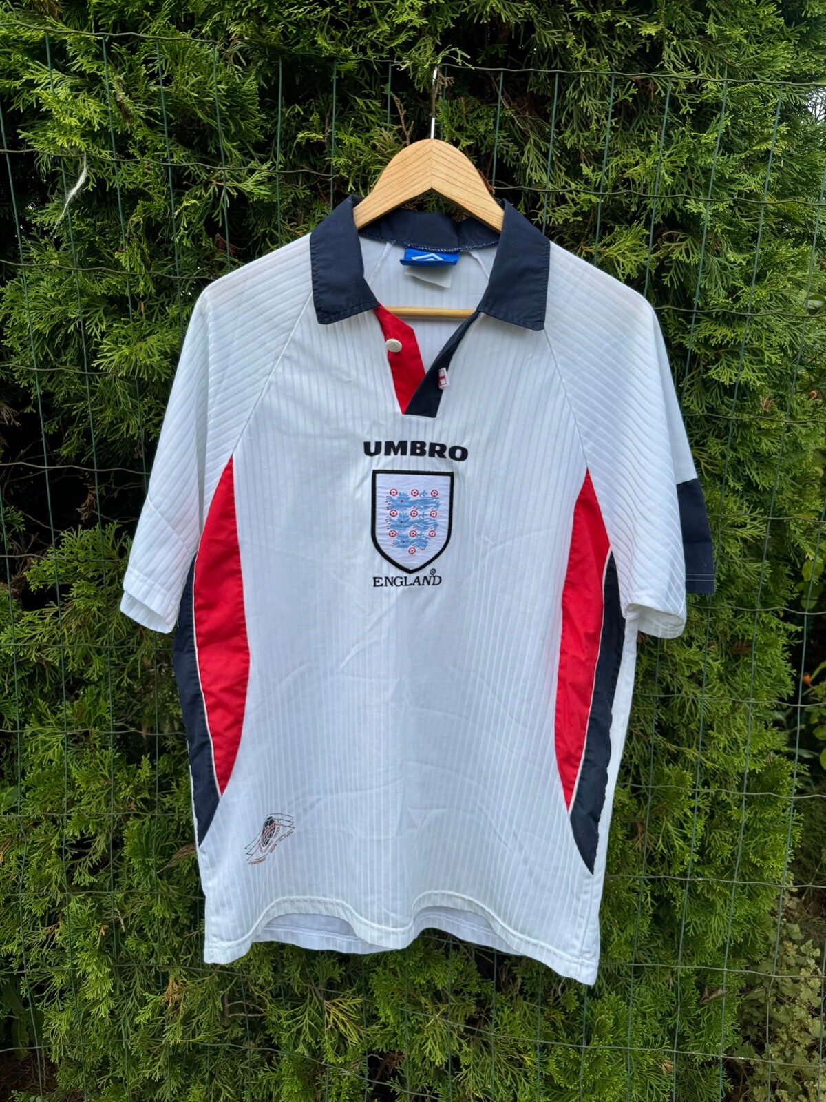 【正規品】UMBRO England 1997 SEAMAN 1 ENGLAND 1997 1998 HOME FOOTBALL SHIRT SOCCER JERSEY UMBRO sz