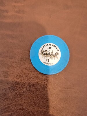 1 ONE $1 Las Vegas Ceasars Palace Casino Poker Chip Adele Plays Here!