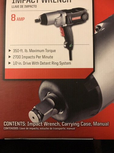 Craftsman Impact Drill Driver 8 Amp Heavy Duty Impact Wrench Power Tool - NEW