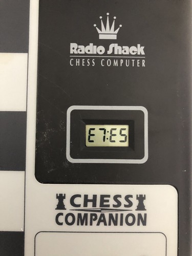 Radio Shack Companion Chess Sensory Chess Computer Game 60-2439 64 Skill Levels