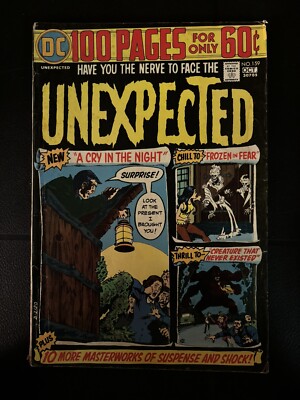 The Unexpected #159 DC Comics 1974 12 Horror Tales 100 Pages Nick Cardy Cover