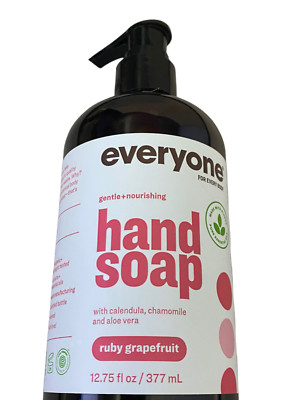 Everyone Products - Hand Soap W/ Chamomile & Aloe - Ruby Grapefruit  12.75 Oz