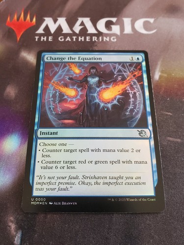 MTG. 3x Change the Equation. Foil. March of the Machine. Pack