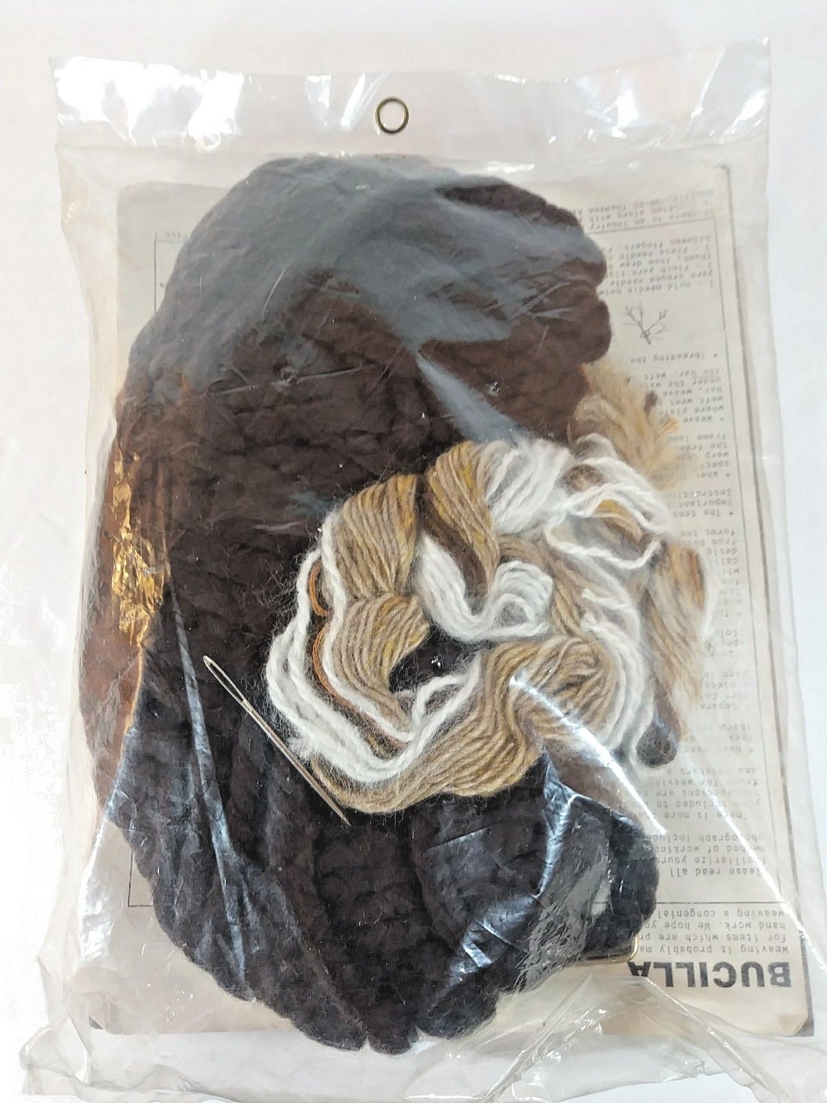 Bucilla Weaving Kit Jungle King Wall hanging No loom required 7925 Off Loom