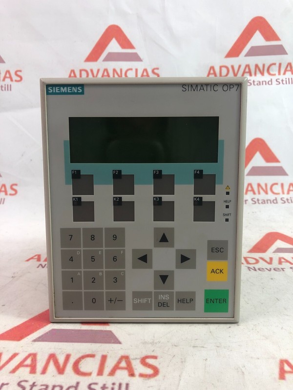 Siemens Operator Panel Op7/Dp, 6av3607-1jc20-0ax1, 6av3 607-1jc20-0ax1, Defect!!