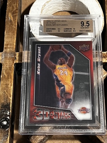 2009-10 Upper Deck 3D Stars Lebron James Kobe Bryant #3D-BJ