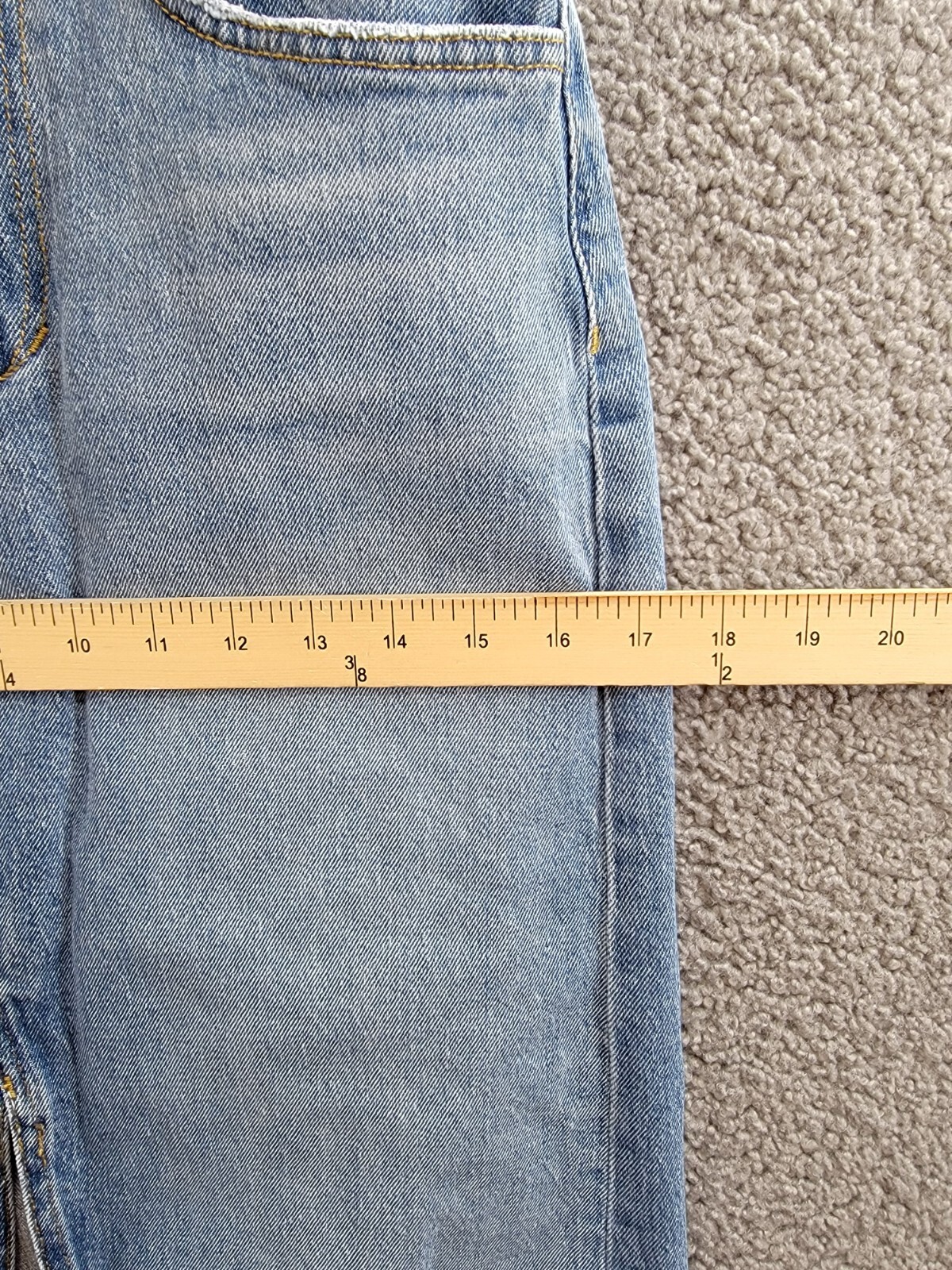 Joe's Jeans The Joplin Denim Skirt Women's 24 Bad Habit Faded Button Zip Closure - Picture 6 of 16
