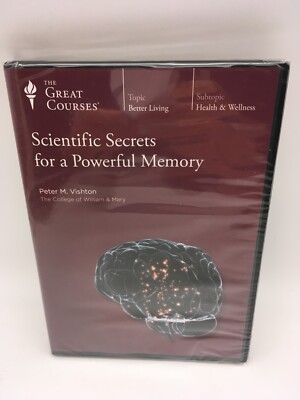 THE GREAT COURSES SCIENTIFIC SECRETS FOR A POWERFUL MEMORY - PETER M VISHTON