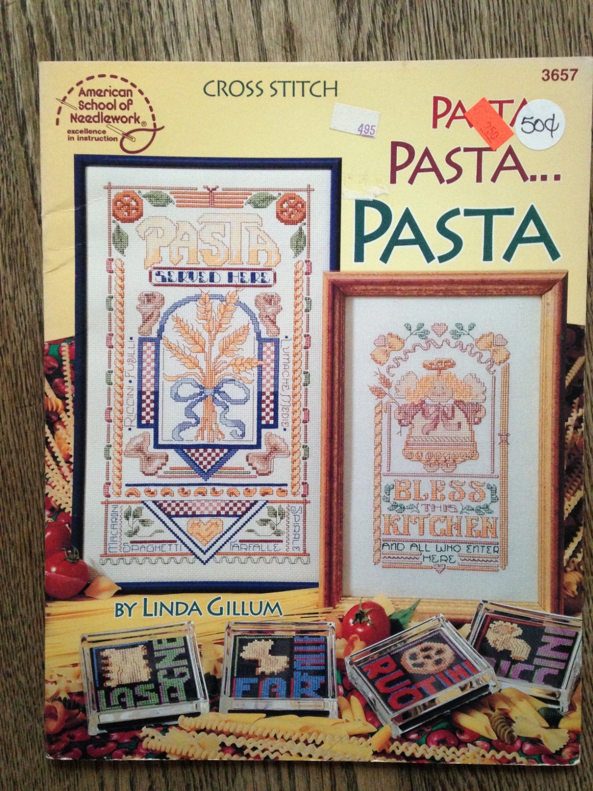 Lot of 10 Cross Stitch Pattern Booklets American School of Needlework Brides etc